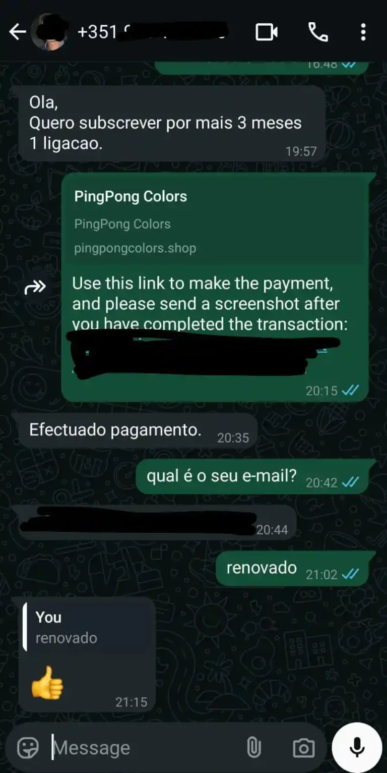 IPTV Portugal Reviews Whatsapp screenshots (1)